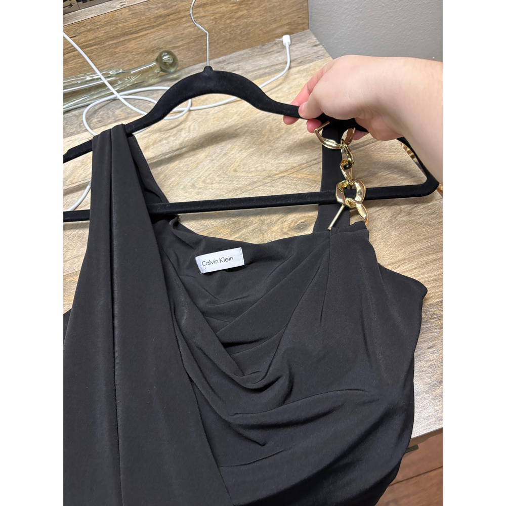 Calvin Klein Black Long dress - Picture 1 of 4